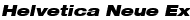 Helvetica Neue Extended Black Oblique