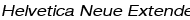 Helvetica Neue Extended Oblique