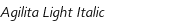 Agilita Light Italic